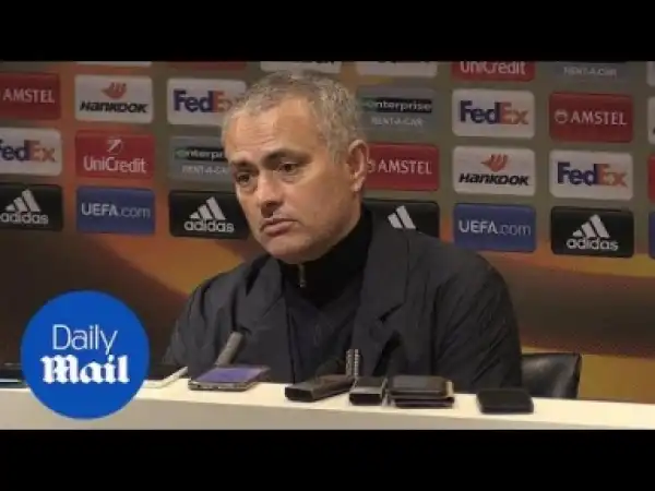 Video: Jose Mourinho Reacts To Manchester United